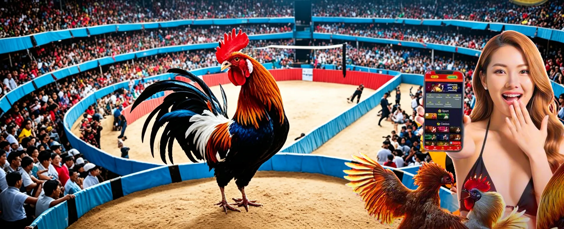Dynamic football stadium action with Laro789 betting interface
